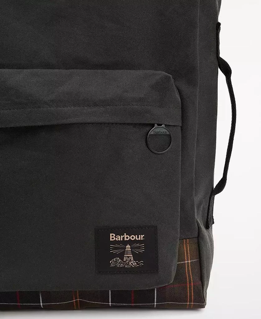 Barbour Men's Field Wax Zipper Large Backpack 9