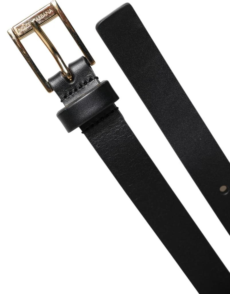 Dolce 
Gabbana Calfskin Classic Metal Logo Buckle Men
s Belt 5