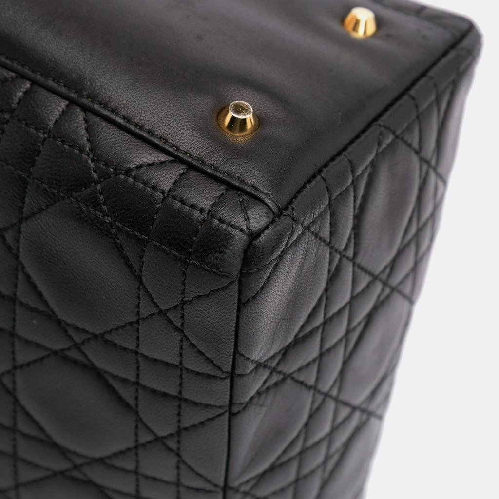 Dior Dior Black Medium Lambskin Cannage Lady Dior 9