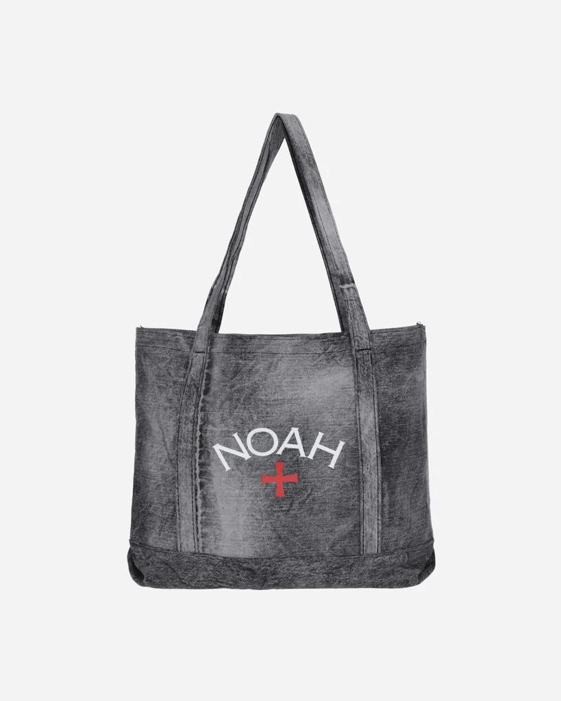 Noah Denim Core Logo Tote Bag Acid Wash 1