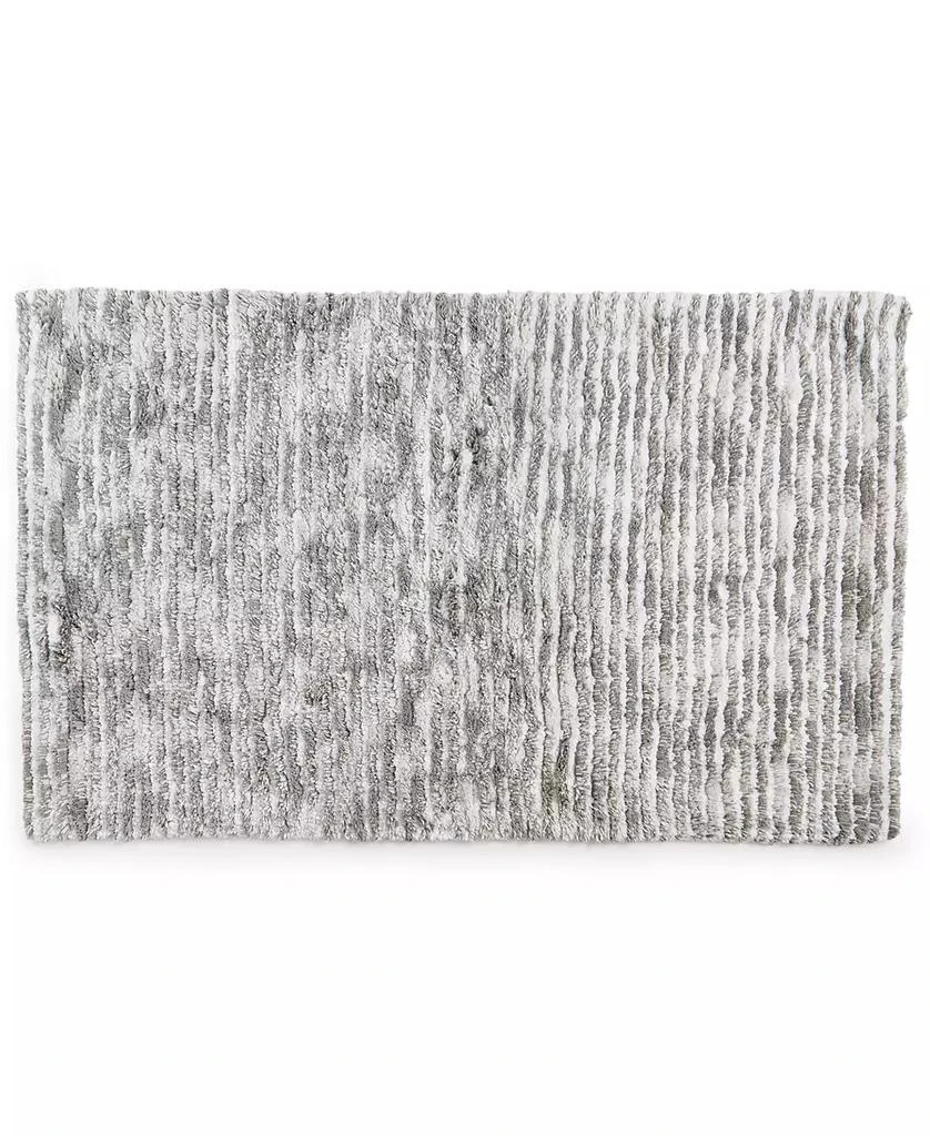 Hotel Collection Textured Stripe Bath Rug, 22" x 36", Exclusively at Macy’s 1