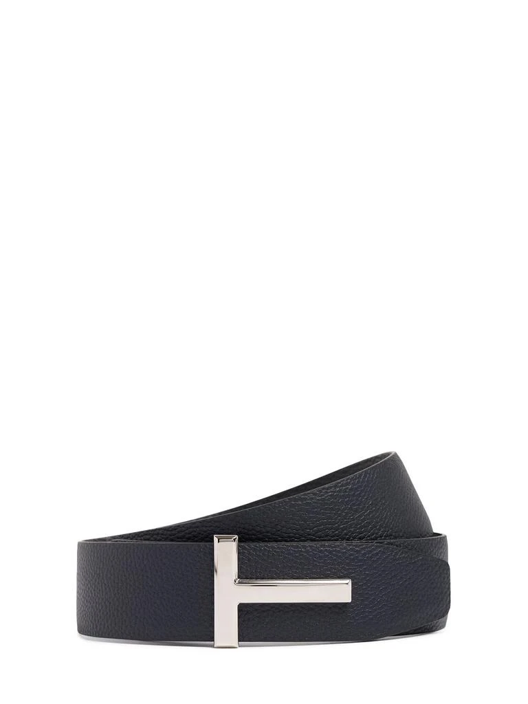 Tom Ford 4cm Reversible Leather T Belt 1