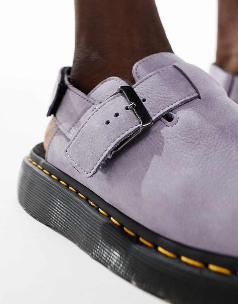 Dr Martens Jorge II mules in lilac suede – On Sale Now with Up to