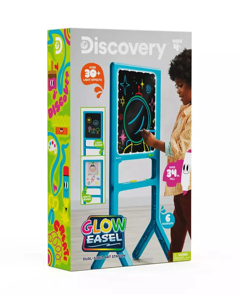 Discovery Kids Glow Easel Dual-Sided Art Station 9