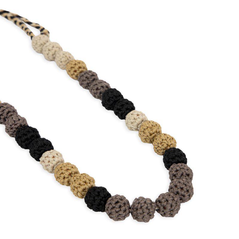 The Sak Drea Crochet Bead Necklace