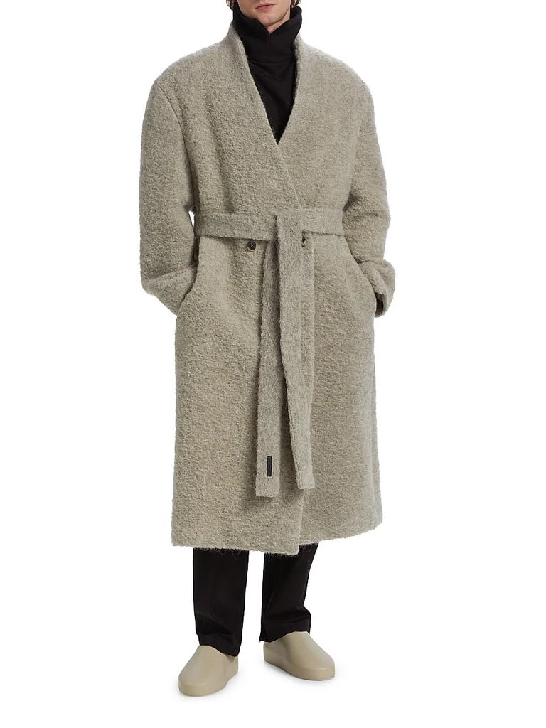 Fear of god Lapelless Wool-Blend Coat 2