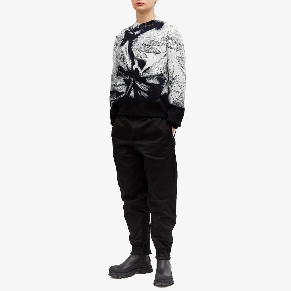 Alexander McQueen Alexander McQueen Jacquard Dragonfly Crew Neck Jumper 4