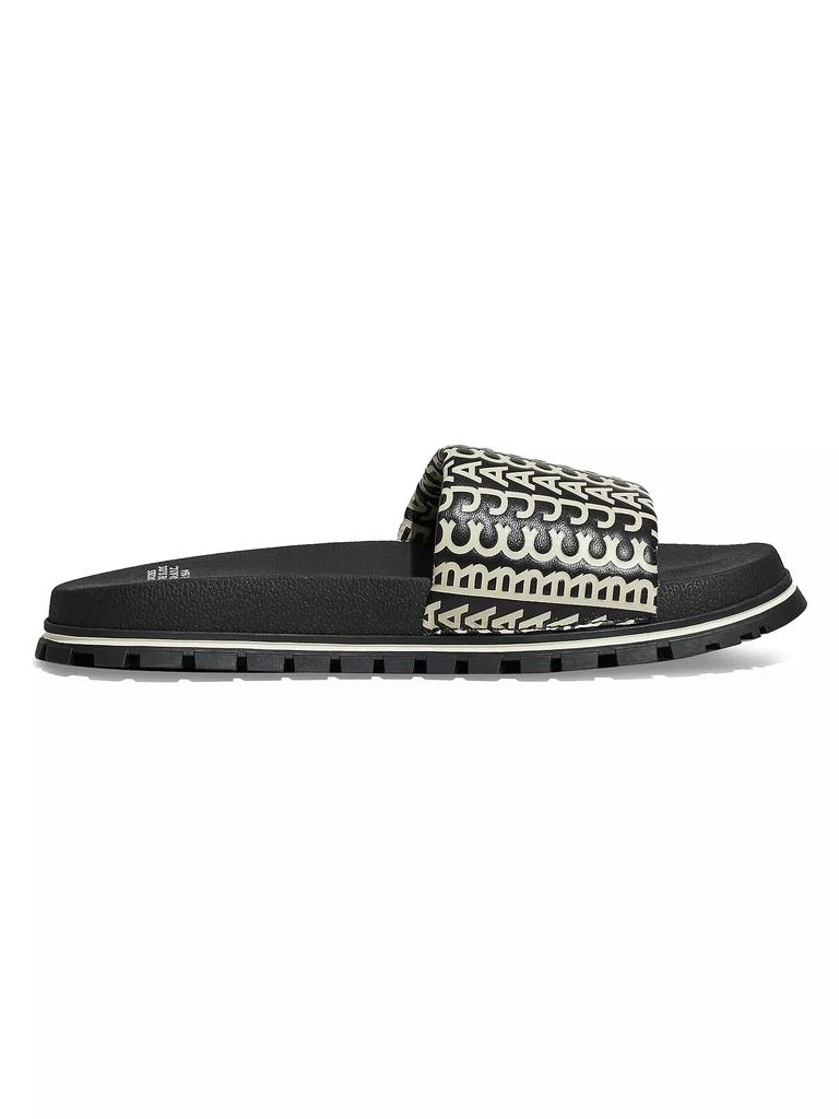 Marc Jacobs The Monogram Leather Slides 1