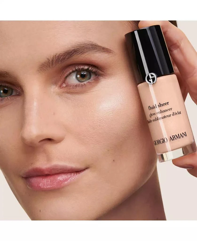 Giorgio Armani Fluid Sheer Glow Enhancer Highlighter Makeup, Travel Size 8