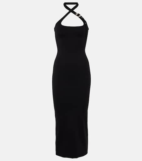 新作【Rebecca Vallance】Domenica halterneck gown Domenica halterneck gown in black - Rebecca Vallance | Mytheresa