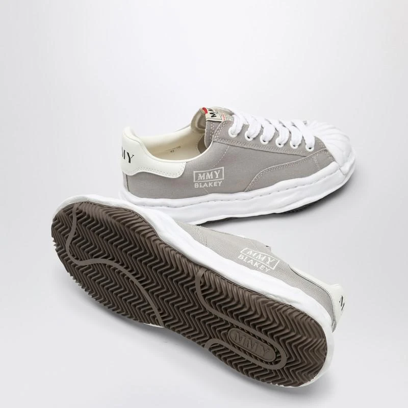Maison MIHARA YASUHIRO Light grey canvas Blakey low-top sneakers 5