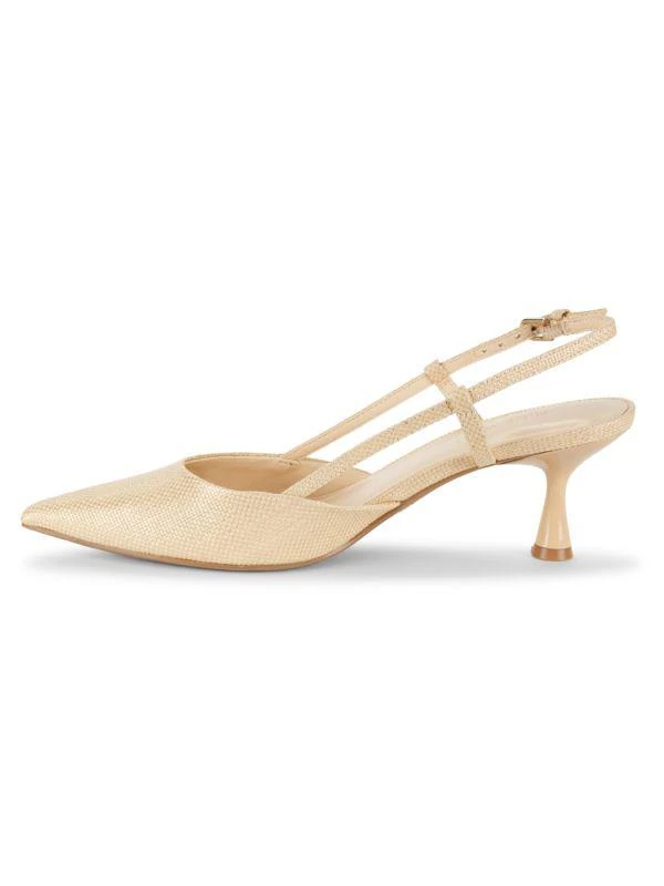 Nine West Rowen Textured Slingback Pumps 4