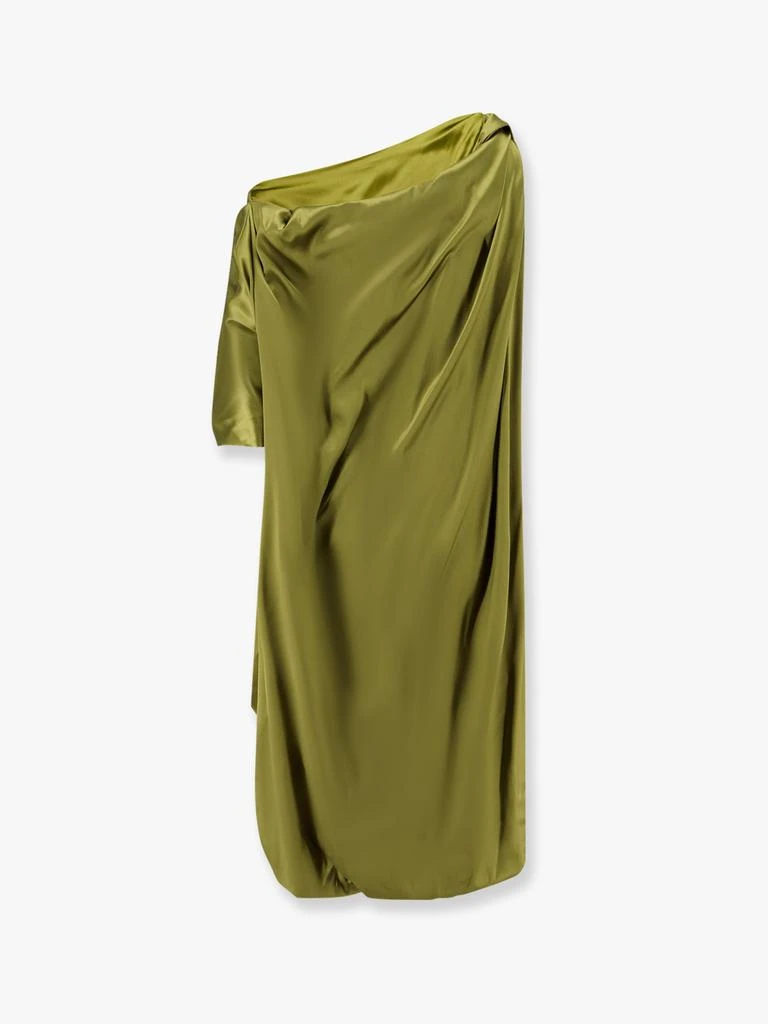 Dries Van Noten Dalant silk dress with lateral knot 5