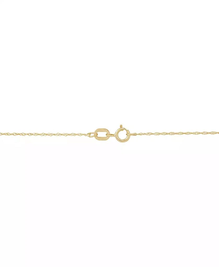 Macy's Sapphire (1 ct. t.w.) & Diamond (1/10 ct. t.w.) Pendant 18" Necklace in 14k Yellow Gold (Also Available in Ruby & Emerald) 4