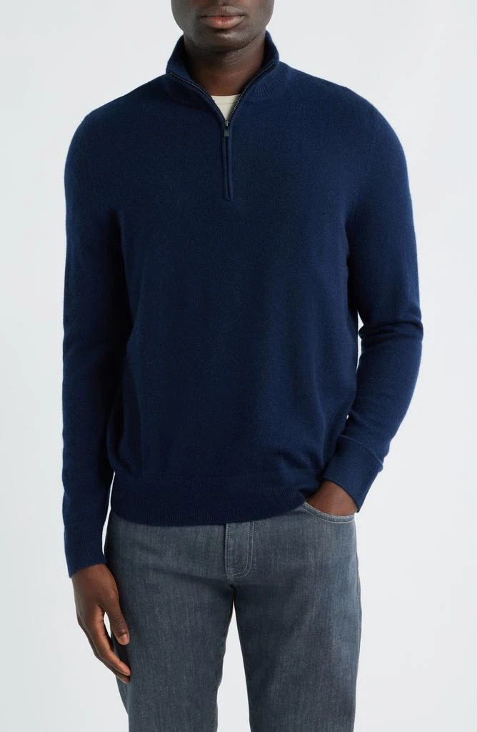 Nordstrom Quarter Zip Cashmere Sweater