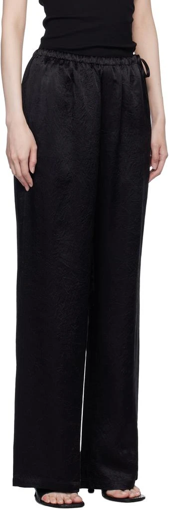 FILIPPA K Black Casual Crinkle Trousers 2