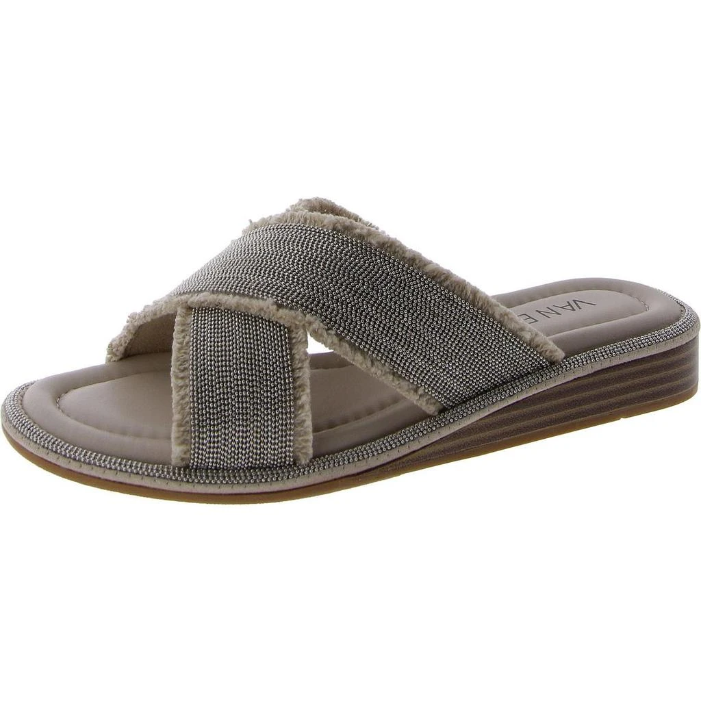 Vaneli Womens Cavas Round toe Slide Sandals 1