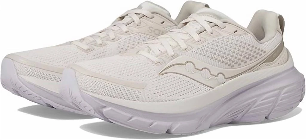 Saucony Women's Guide 17 Running Shoes In Moon/heather 2