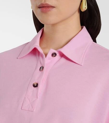 Bottega Veneta Cropped cotton polo shirt 4