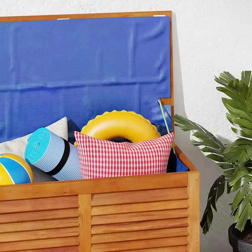 vidaXL Solid Acacia Wood Garden Storage Box 7