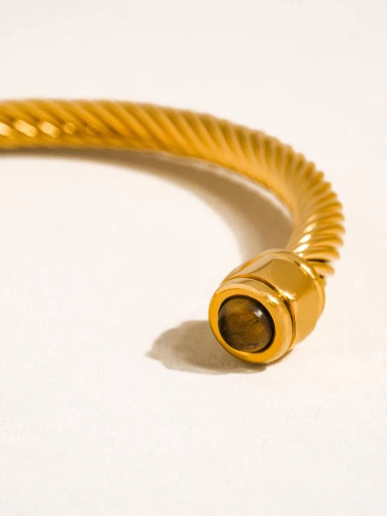 Flanerie by MAIQ Flanerie By Maiq - Women
s Vail Stone Braided Bangle 3