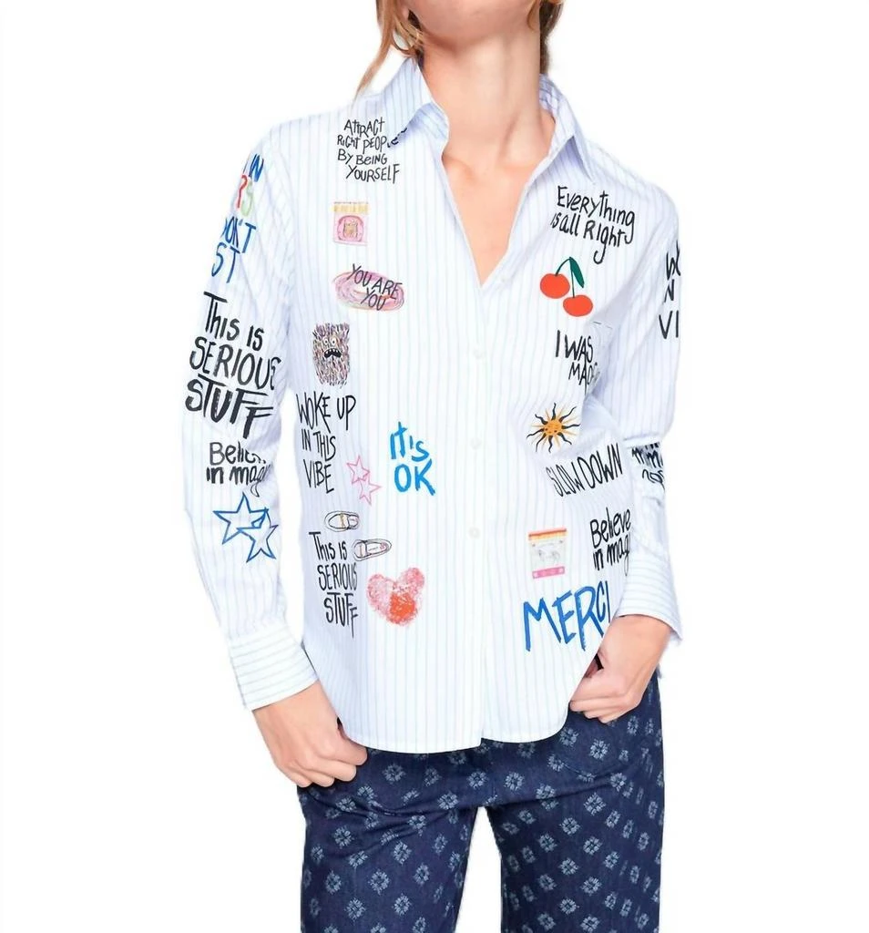 VILAGALLO Vilagallo - Isa Graffiti Shirt