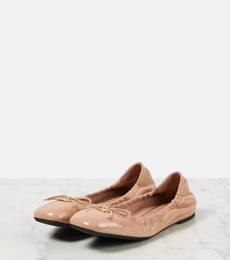 Valentino VLogo Signature leather ballet flats 5