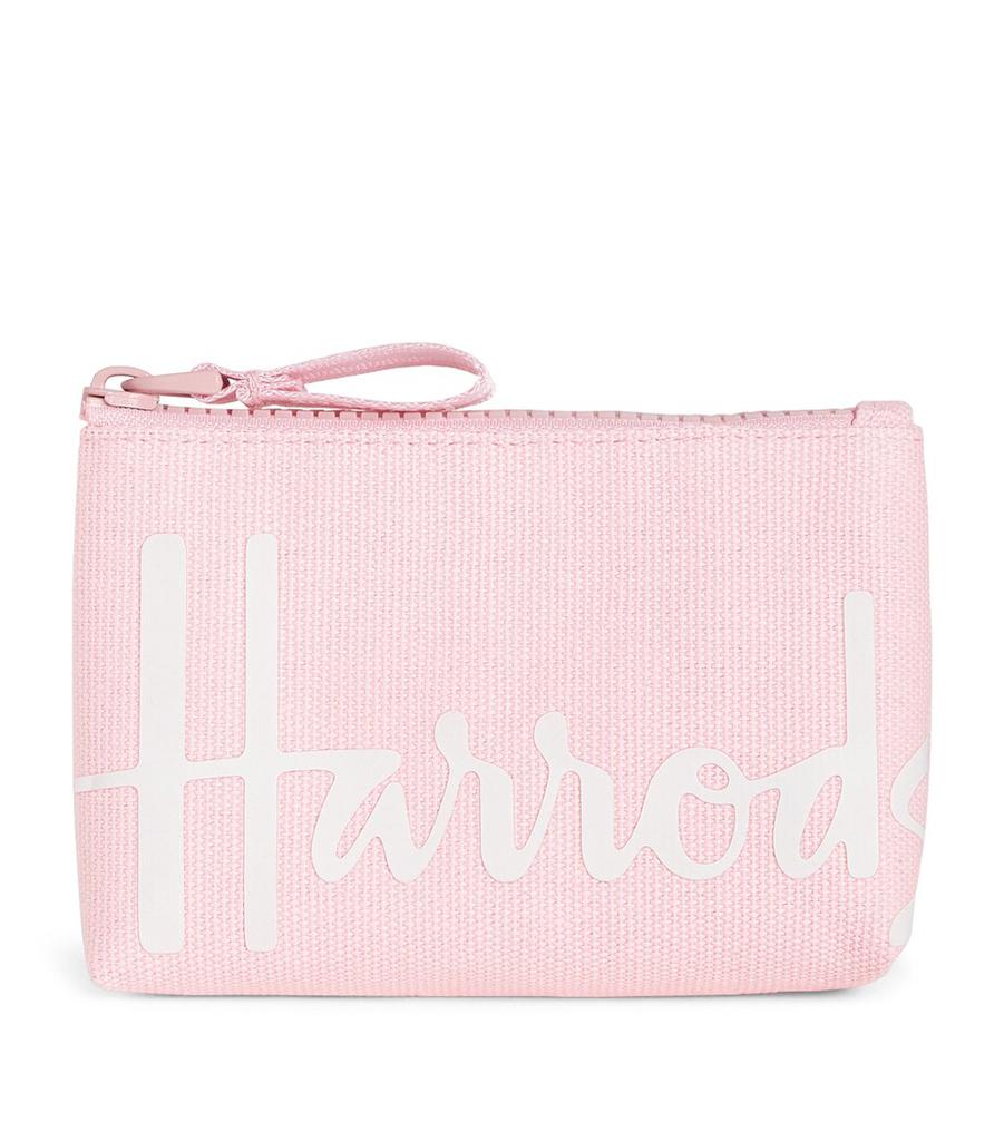 Harrods Cotton Logo Coin Purse