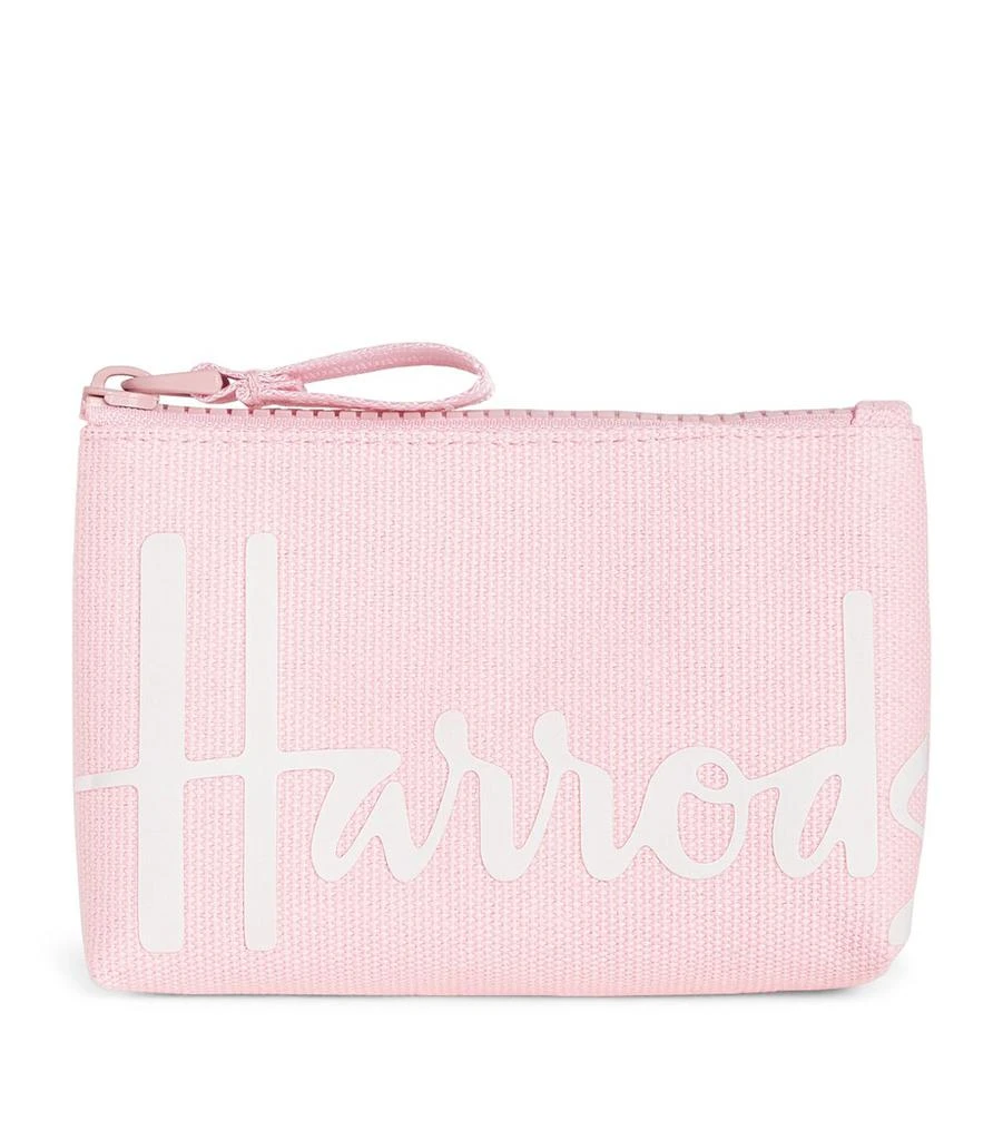 Harrods Cotton Logo Coin Purse 1