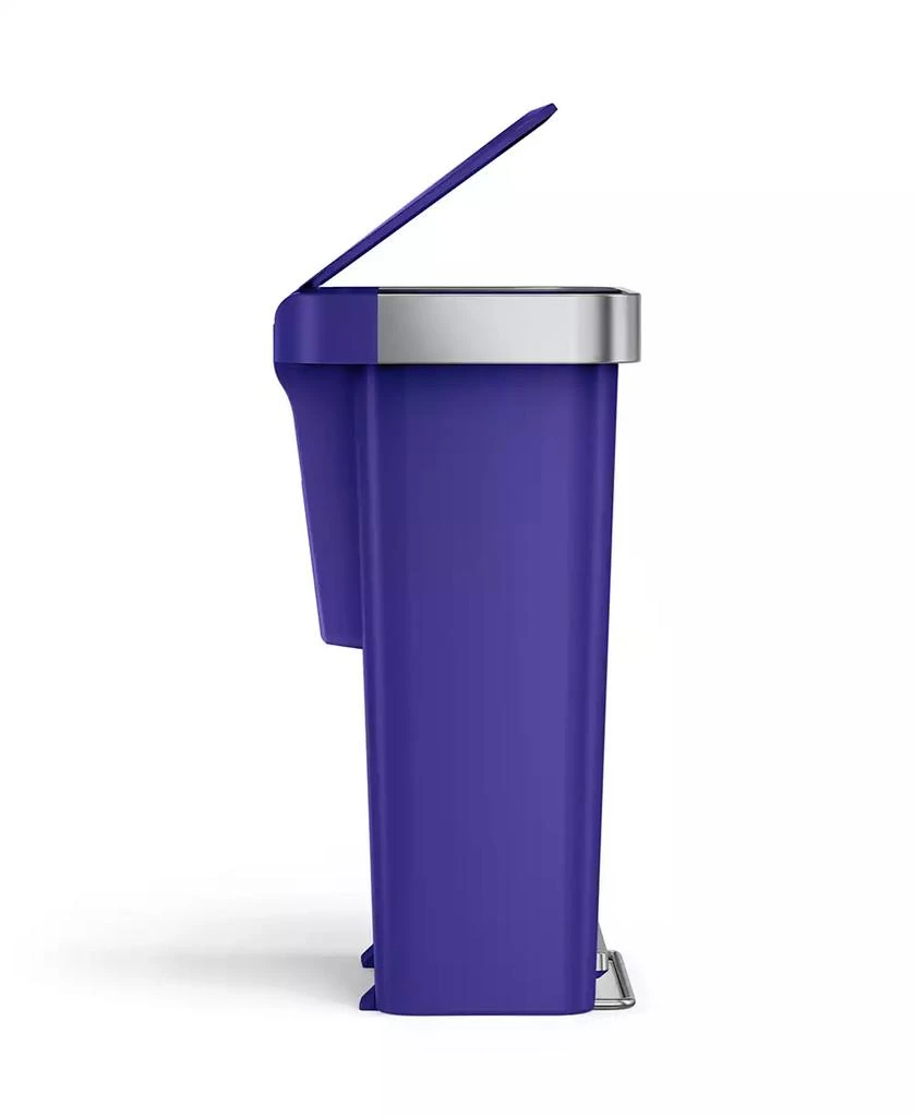 simplehuman 45-Liter Hybrid Rectangular Step Can 5