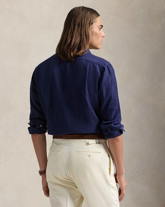 Ralph Lauren Long Sleeve Breathable Classic Fit Linen Shirt 4