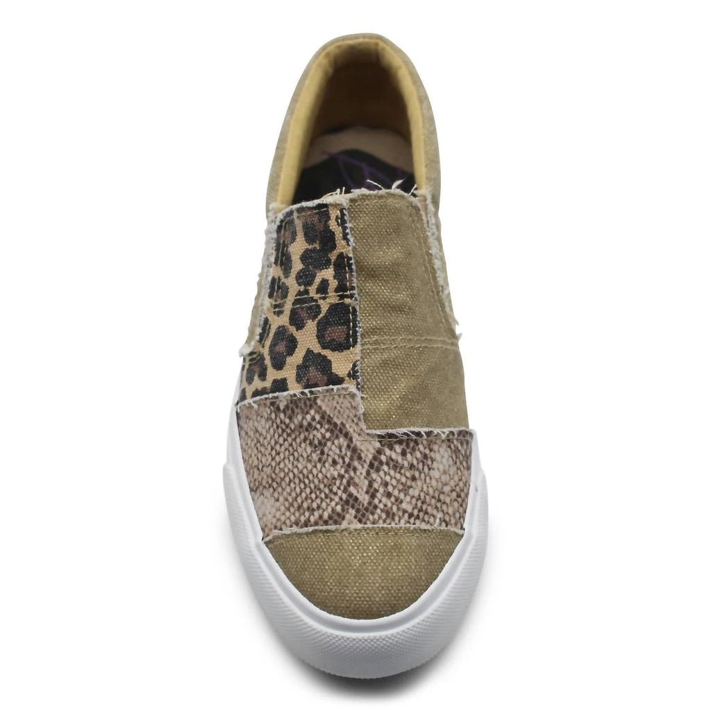 Blowfish Women's Maddox Sneaker In Natural Snake Print 3