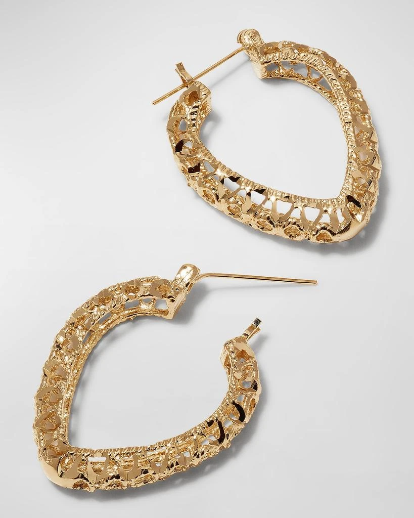 Devon Leigh Filigree Hoop Earrings 4
