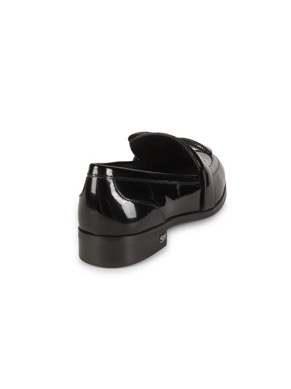 Stuart Weitzman Emma Patent Leather Bow Loafers 3