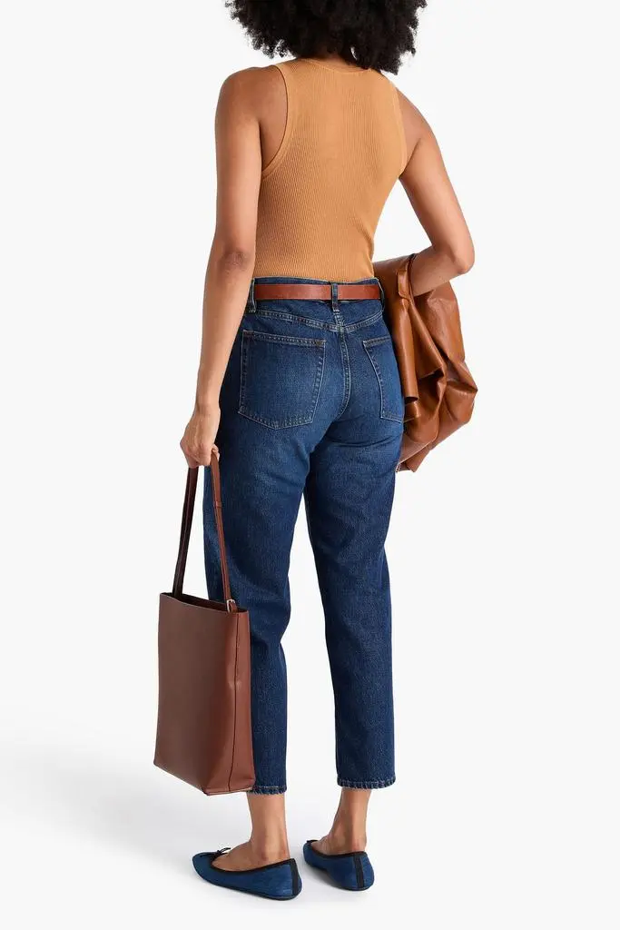 FRAME The Candle cropped mid-rise tapered jeans 3
