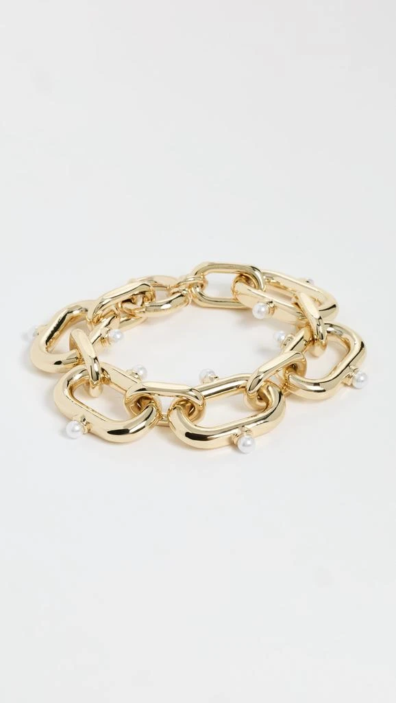 Kenneth Jay Lane Gold Links Bracelet 1