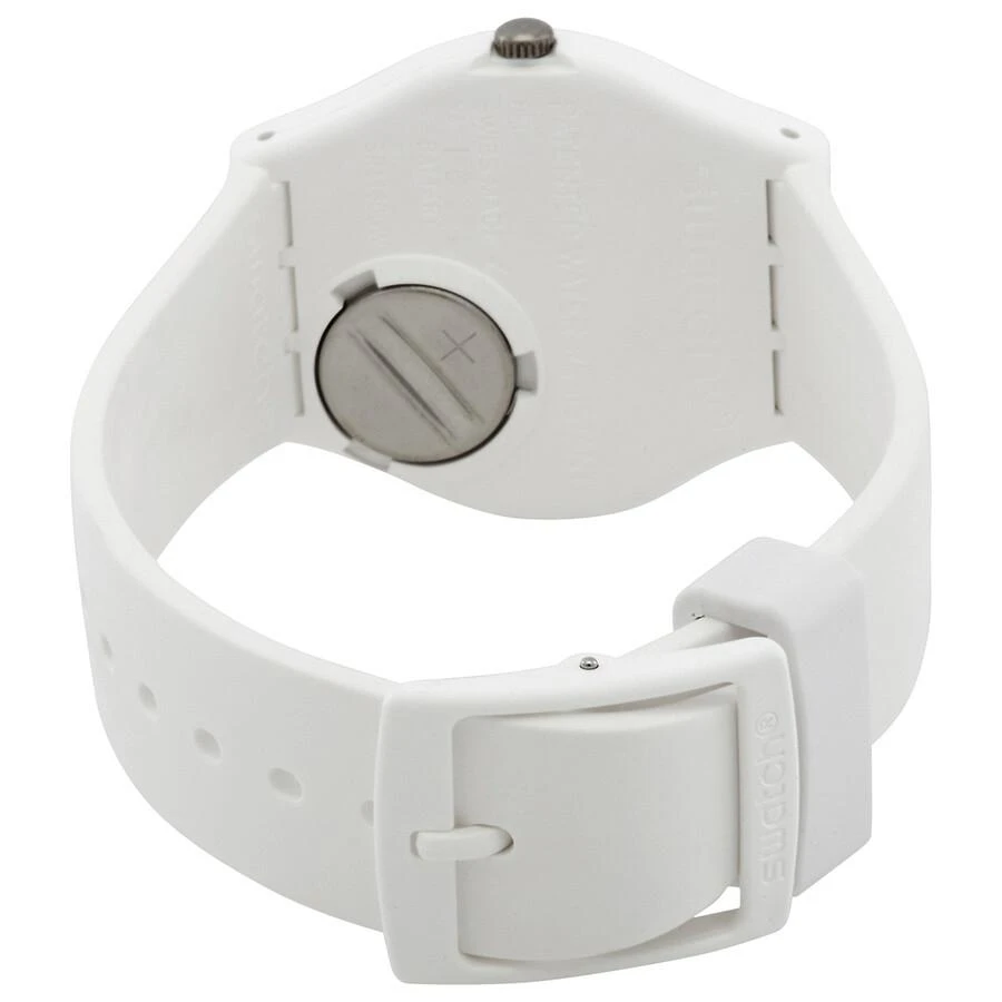 Swatch Bioceramic Time To Yellow Small Quartz White Dial Unisex Watch SO31W105 3