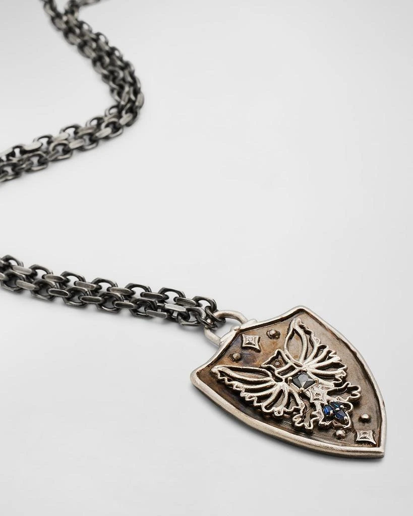 Armenta Men's Griffin Shield Pendant 3