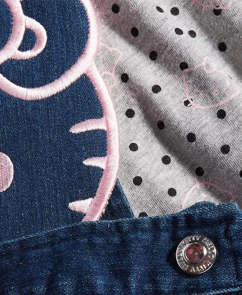 Hello Kitty Toddler Girls 2-Pc. Denim Skirtall & T-Shirt Set 3