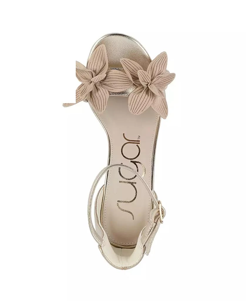 Sugar Women's Norinne Flower Dress Sandals 4