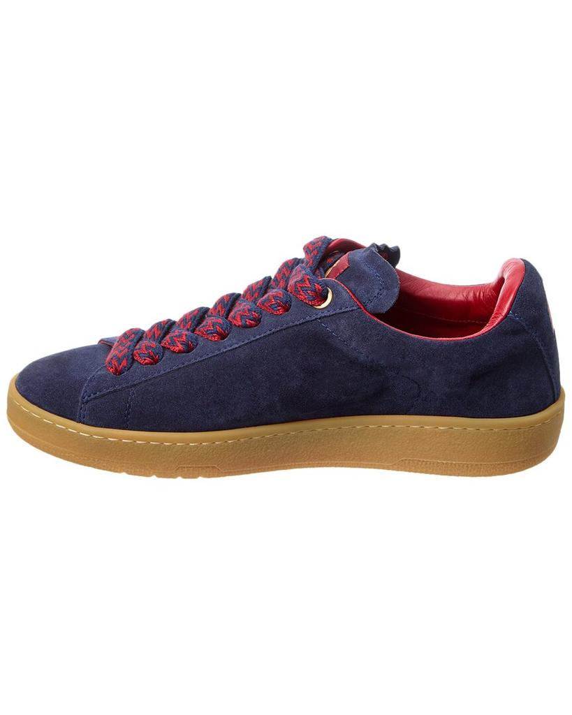 Lanvin LANVIN Basses Curb Lite Suede Sneaker