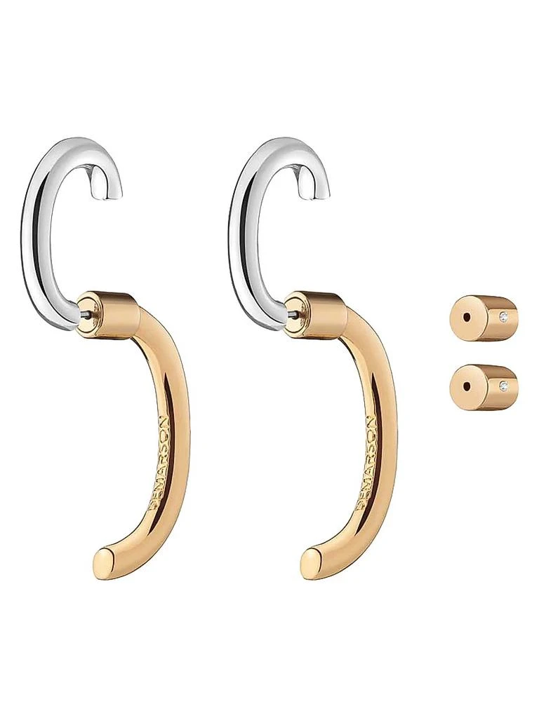 Demarson Luna Two-Tone Convertible Earrings 2