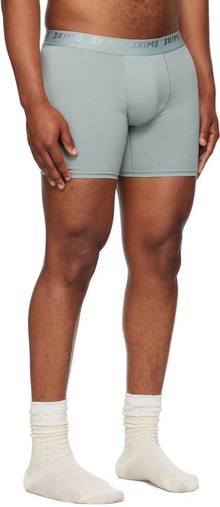 SKIMS Three-Pack Multicolor SKIMS Stretch 5" Boxer Briefs 5