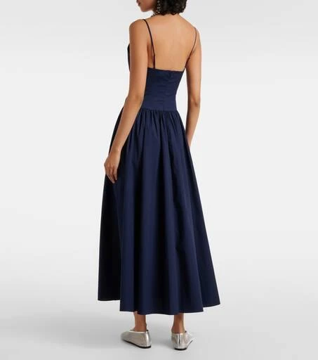 Staud Dena cotton midi dress 3