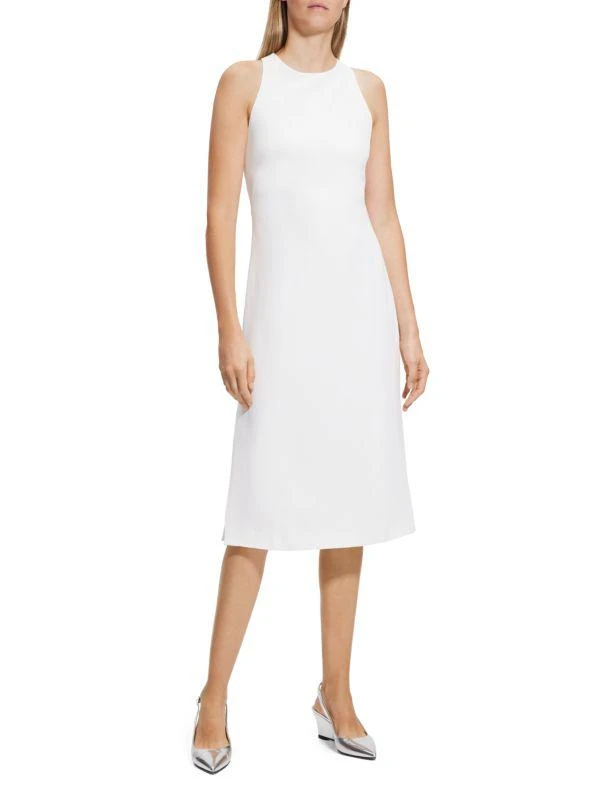 Theory Criss Cross Back Midi Dress 1