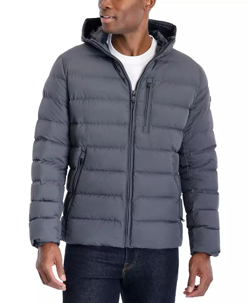 Michael Kors Men's Hooded Puffer Jacket, Created For Macy's 4