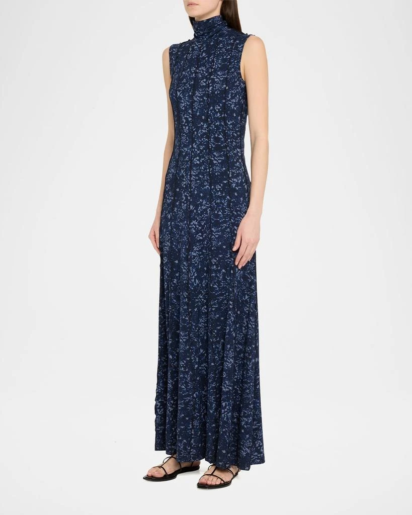 Proenza Schouler Valentina Printed Jersey Turtleneck Maxi Dress 4
