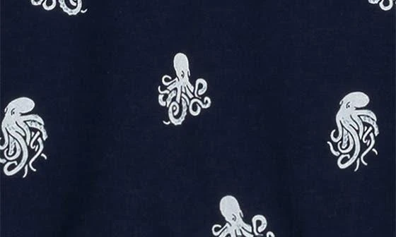 MILES THE LABEL Octopus Print Cotton T-Shirt & Shorts Set 2