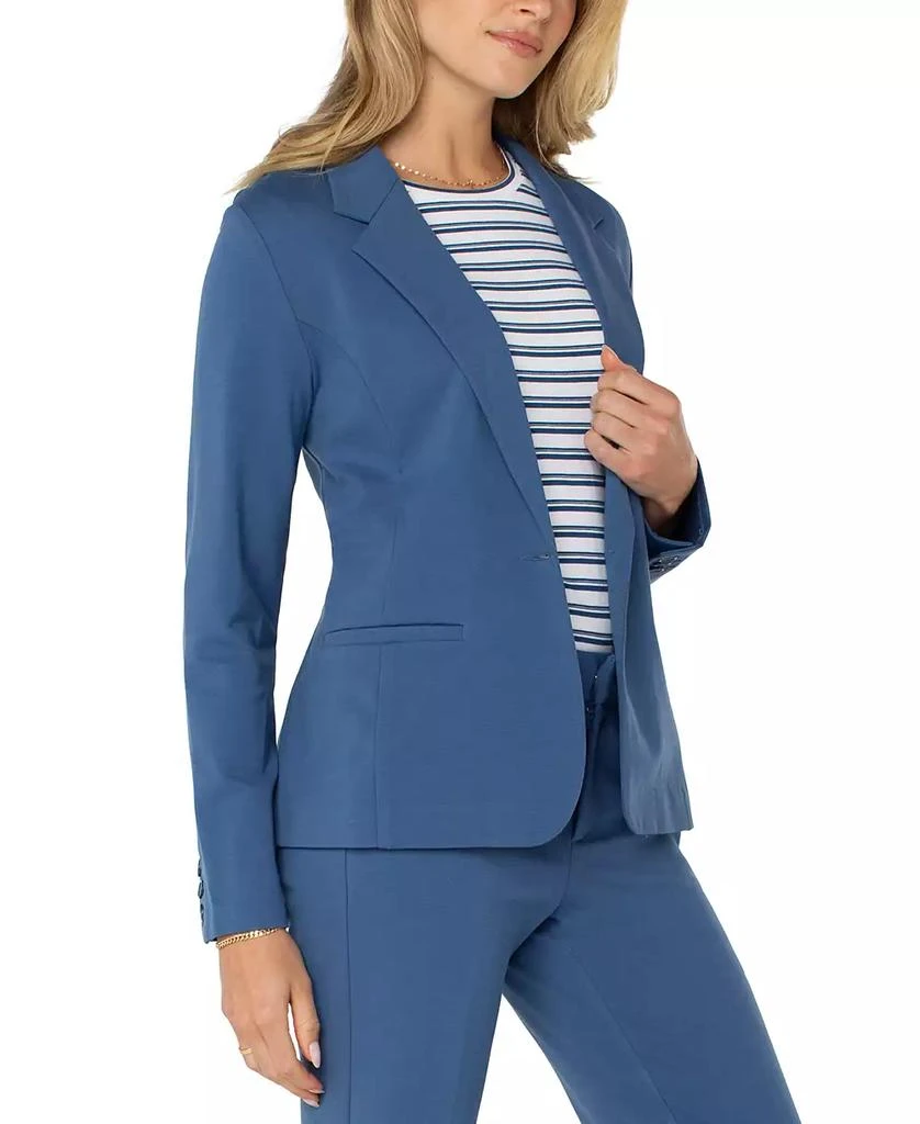 Liverpool Los Angeles Women's Fitted Single-Button Blazer 4
