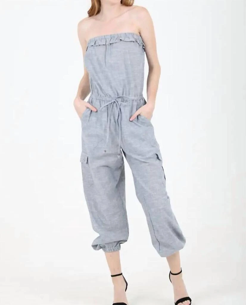 Angie Angie - Strapless Jumpsuit 1